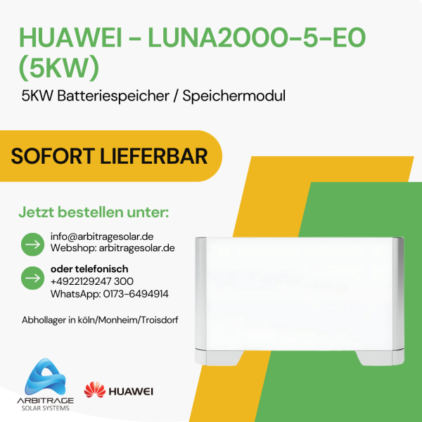 HUAWEI LUNA2000-5-E0 Batteriespeicher 5kWh