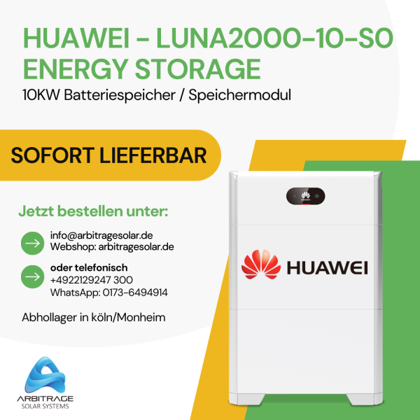 HUAWEI LUNA2000-10-S0 Batteriespeicher - 10 kWh Speicher