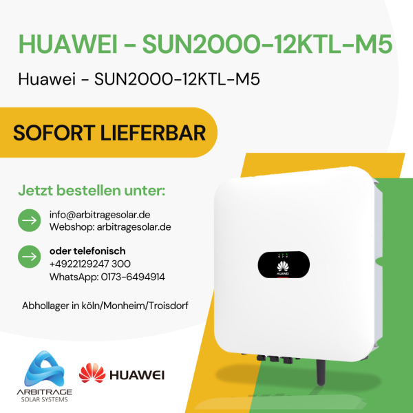 HUAWEI SUN2000-12K-MB0 Hybrid Wechselrichter 12 kW