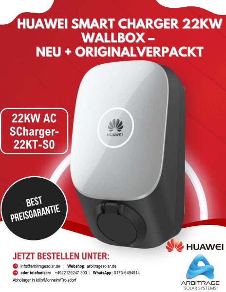 Huawei Wallbox 22 kW AC-Ladegerät¤t