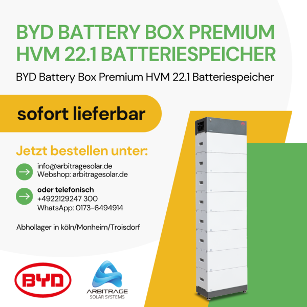 BYD HVM 22.1 Battery-Box Premium