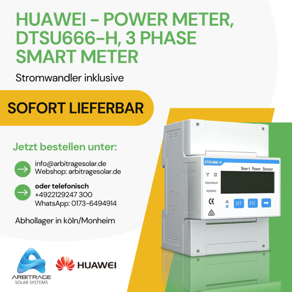 Huawei Power Smart Meter DTSU666-H 100A