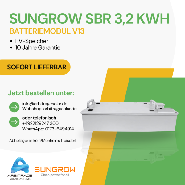 Sungrow SBR 3,2 kWh Batteriemodul v13