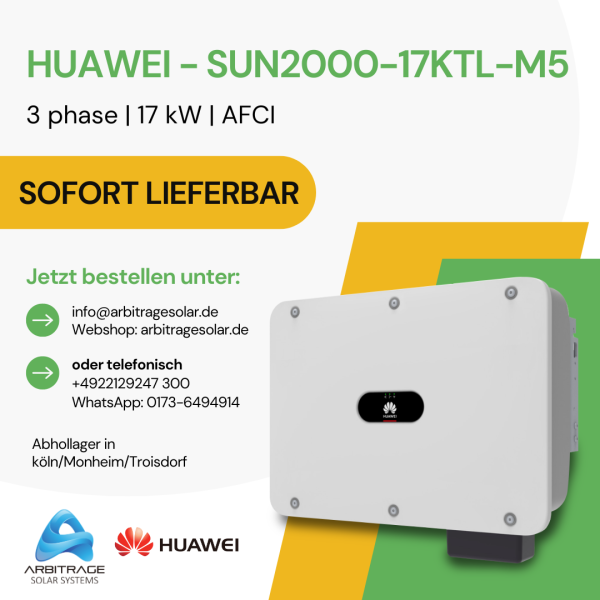 HUAWEI SUN2000-17K-MB0 Hybrid Wechselrichter 17 kW